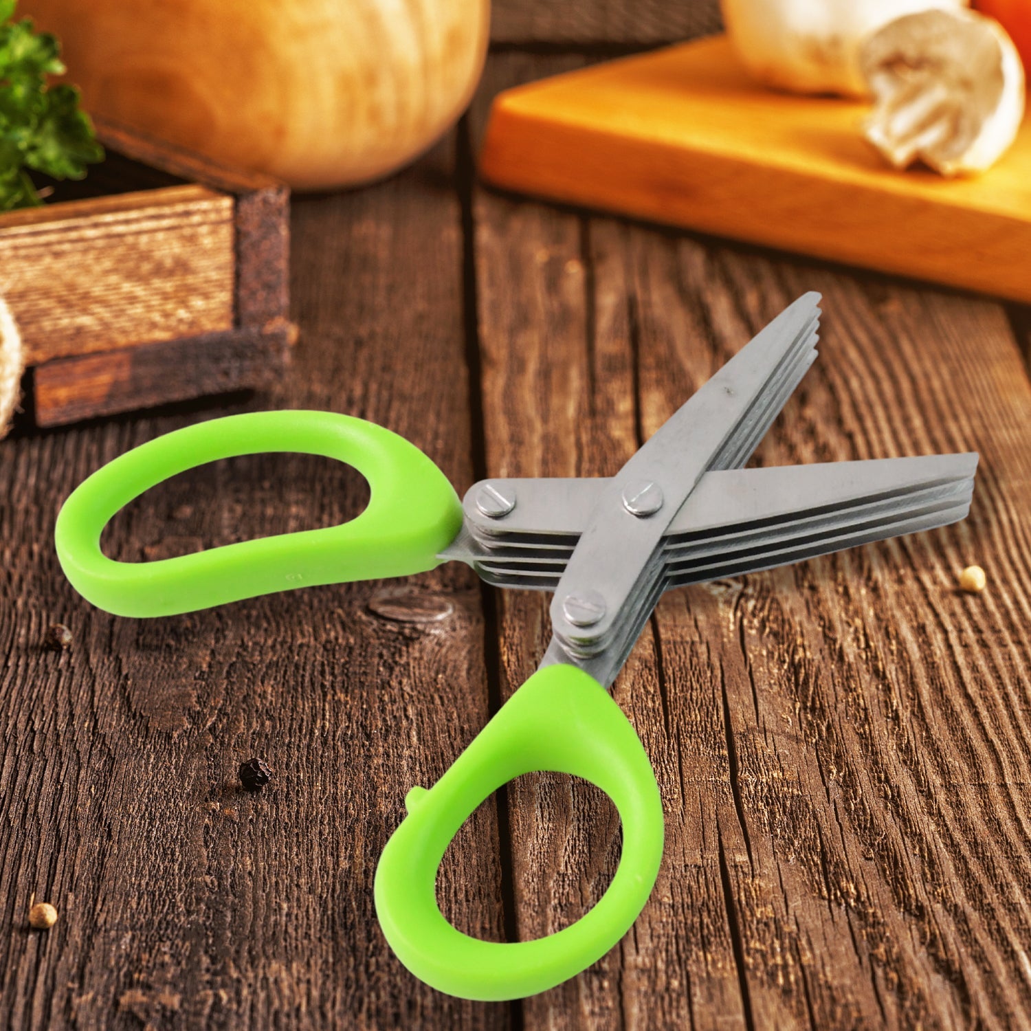 5 Blade Multipurpose Herb Scissors 5 Blade Multipurpose Herb Scissors